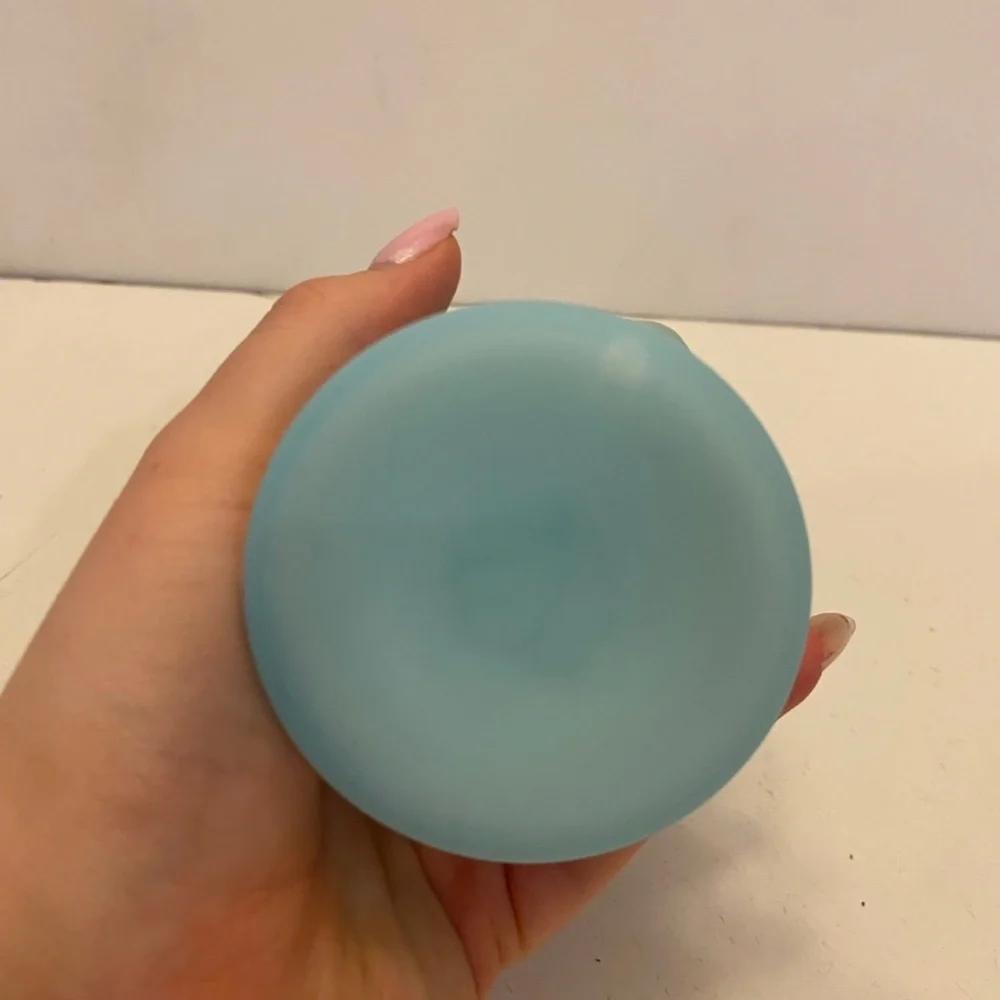Mosser Hen Nest Open Salt Green Translucent glass